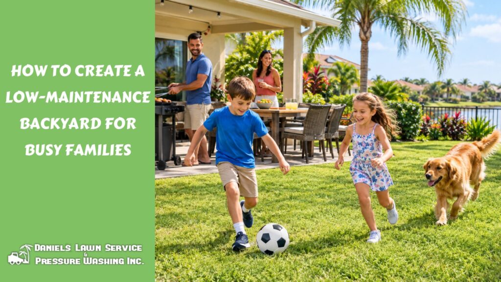 How to Create a Low-Maintenance Backyard for Busy Families